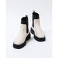 日本製【防水】Emma Francis 履帶側邊戈爾靴 (9010a-L 177)(Ivory leather)（アイボリー レザー）