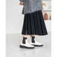 日本製【防水】Emma Francis 履帶側邊戈爾靴 (9010a-L 177)(Ivory leather)（アイボリー レザー）