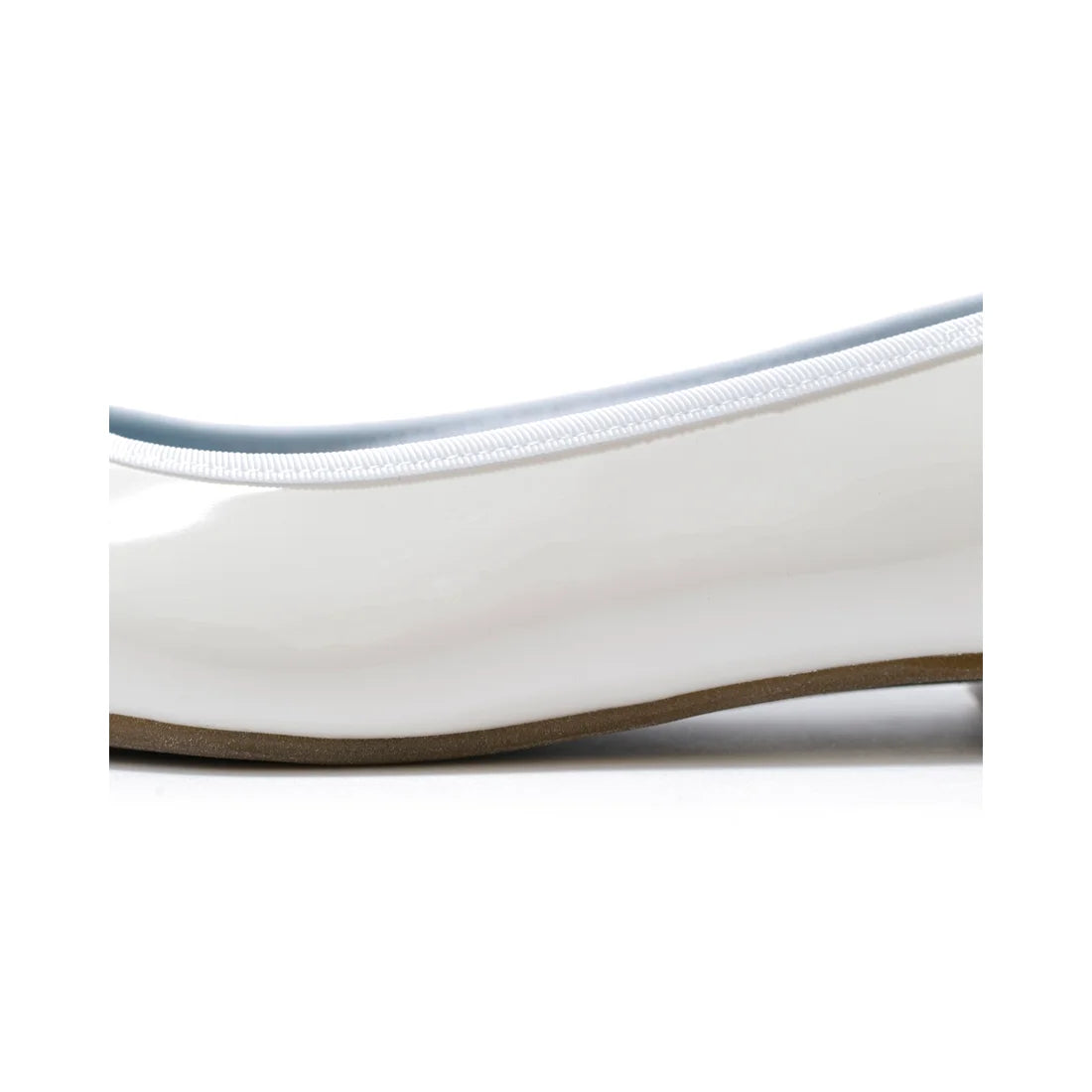 日本製【晴雨兼容】Emma Francis尖頭平底芭蕾舞晴雨鞋(01a-E 159)(White enamel)（ホワイト エナメル）