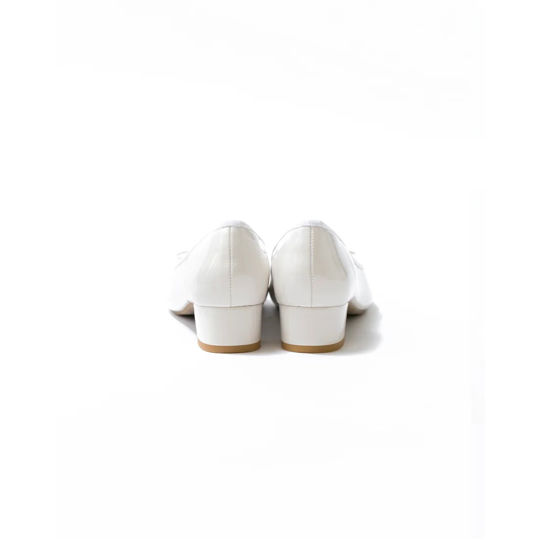 日本製【相容雨天】Emma Francis 尖頭3cm跟芭蕾舞鞋(3002a-E 159)(White enamel)（ホワイト エナメル）