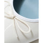 日本製【相容雨天】Emma Francis 尖頭3cm跟芭蕾舞鞋(3002a-E 159)(White enamel)（ホワイト エナメル）
