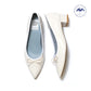 日本製【相容雨天】Emma Francis 尖頭3cm跟芭蕾舞鞋(3002a-E 159)(White enamel)（ホワイト エナメル）