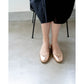 日本製【珍珠色調防水】Emma Francis圓頭平底芭蕾舞鞋(02b-L M144)(Pink leather mylar)（ピンク レザーマイラー）