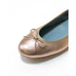 日本製【珍珠色調防水】Emma Francis圓頭平底芭蕾舞鞋(02b-L M144)(Pink leather mylar)（ピンク レザーマイラー）