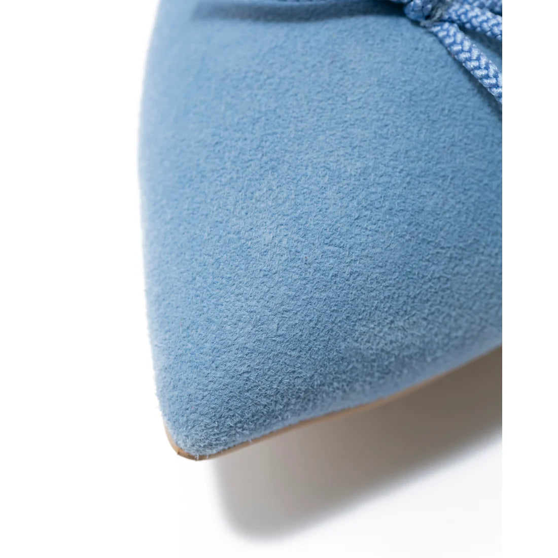 日本製【珍珠色調防水】Emma Francis尖頭平底芭蕾舞鞋 (01b-L S121)(Light blue leather suede)（ライトブルー レザースエード）