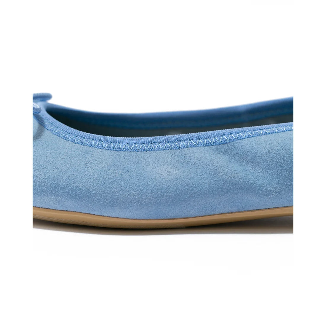 日本製【珍珠色調防水】Emma Francis尖頭平底芭蕾舞鞋 (01b-L S121)(Light blue leather suede)（ライトブルー レザースエード）