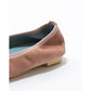 日本製【珍珠色調防水】Emma Francis尖頭平底芭蕾舞鞋 (01b-L S198)(Pink beige leather suede)（ピンクベージュ レザースエード）