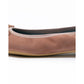 日本製【珍珠色調防水】Emma Francis尖頭平底芭蕾舞鞋 (01b-L S198)(Pink beige leather suede)（ピンクベージュ レザースエード）