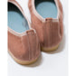 日本製【珍珠色調防水】Emma Francis尖頭平底芭蕾舞鞋 (01b-L S198)(Pink beige leather suede)（ピンクベージュ レザースエード）