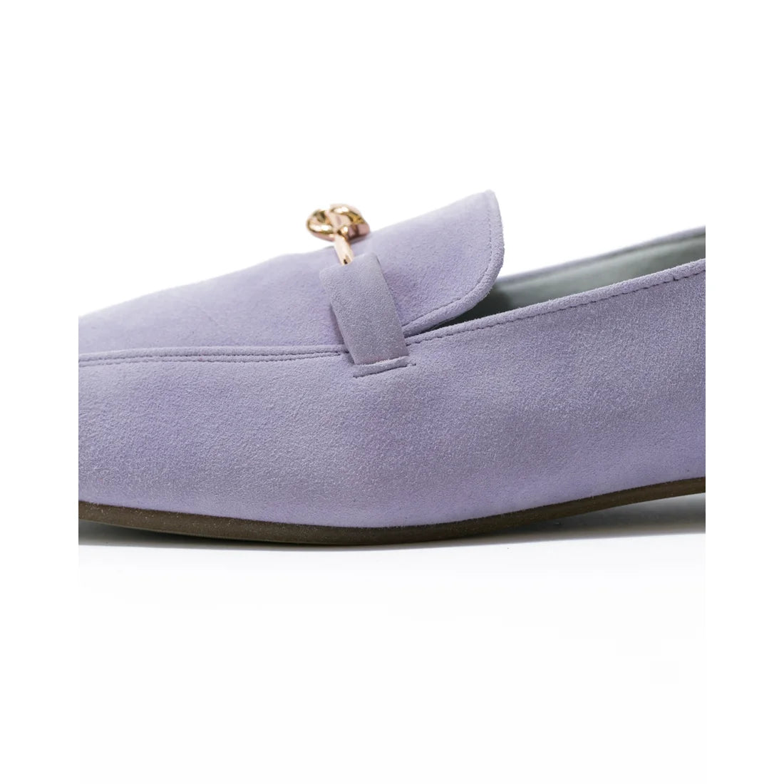 日本製[防水]Emma Francis 平底樂福鞋(03e-LS 127)(Light purple leather suede) （ライトパープル レザースエード）