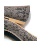 日本製 Emma Francis 平底尖頭蕾絲芭蕾舞鞋(01l-L 155)(Charcoal gray lace)（チャコールグレー レース）