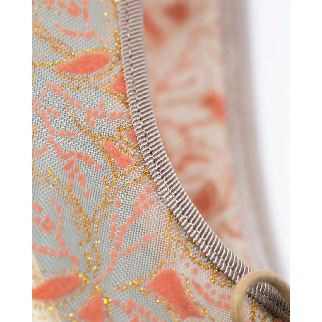 日本製 Emma Francis 平底尖頭植物圖案芭蕾舞鞋(01l2-T 713)(Orange botanical pattern)（オレンジ ボタニカル柄）