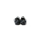 日本製【蘋果皮】【防水】Emma Francis 褶皺腰帶平底鞋 (03j-AP 101)(Black apple leather)（ブラック アップルレザー）