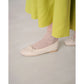 日本製【蘋果皮】【防水】Emma Francis 平底彈性芭蕾舞鞋 ( 03m-AP 177 )(Ivory apple leather)（アイボリー アップルレザー）