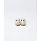 日本製【蘋果皮】【防水】Emma Francis 平底彈性芭蕾舞鞋 ( 03m-AP 177 )(Ivory apple leather)（アイボリー アップルレザー）