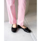 日本製【蘋果皮】【防水】Emma Francis 平底彈性芭蕾舞鞋 ( 03m-AP 101 )(Black apple leather)（ブラック アップルレザー）