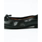 日本製【蘋果皮】【防水】Emma Francis 平底彈性芭蕾舞鞋 ( 03m-AP 101 )(Black apple leather)（ブラック アップルレザー）