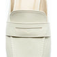日本製【蘋果皮】【防水】Emma Francis 樂福拖鞋式平底鞋 ( 03q-AP 177 )(Ivory apple leather)（アイボリー アップルレザー）
