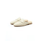 日本製【蘋果皮】【防水】Emma Francis 樂福拖鞋式平底鞋 ( 03q-AP 177 )(Ivory apple leather)（アイボリー アップルレザー）