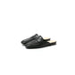 日本製【蘋果皮】【防水】Emma Francis 樂福拖鞋式平底鞋 ( 03q-AP 101 )(Black apple leather)（ブラック アップルレザー)