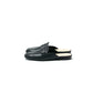 日本製【蘋果皮】【防水】Emma Francis 樂福拖鞋式平底鞋 ( 03q-AP 101 )(Black apple leather)（ブラック アップルレザー)