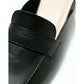 日本製【蘋果皮】【防水】Emma Francis 樂福拖鞋式平底鞋 ( 03q-AP 101 )(Black apple leather)（ブラック アップルレザー)