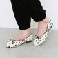 【新品預訂】日本製 Launa lea 經典蕾絲邊蝴蝶結芭蕾舞鞋 (B1616A)(斑點紋/Dalmatian-Z)
