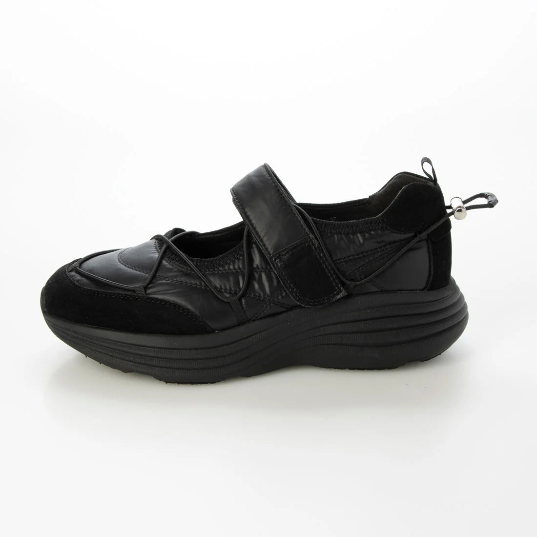 【新品預訂】日本Lauf Oletta  輕便厚底瑪麗珍運動鞋 (L130)（BLAKC-Z）