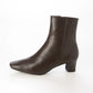 【新品預訂】日本製 Launa Lea 晴雨兩用 5cm 粗跟方頭雨靴 (R9013)(深啡色／DBrown)