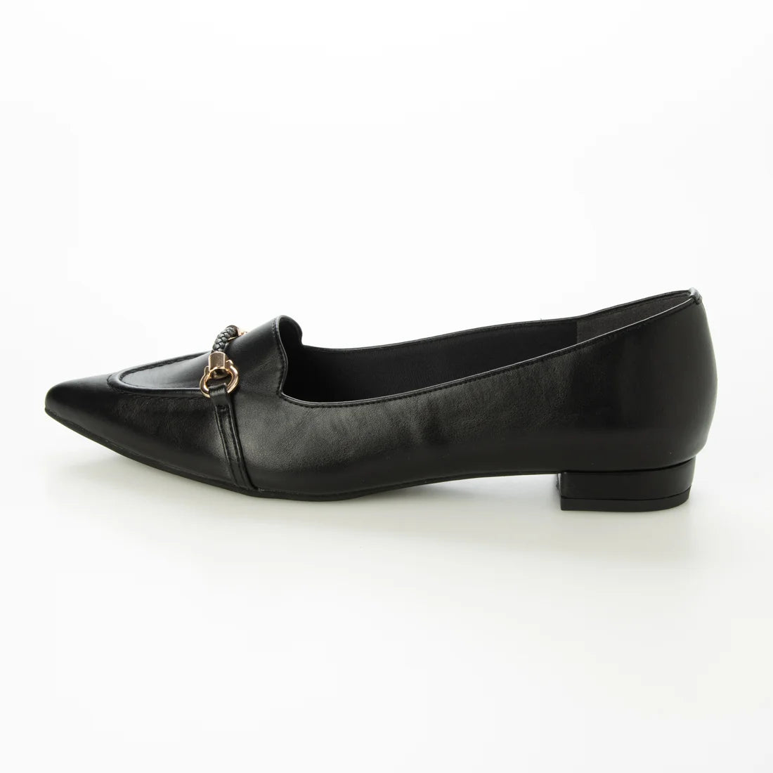 【新品預訂】日本製 Lauf Oletta [All Weather] 全天候軟皮革編織繩平底鞋（LRP146 BALCK） (黑色)