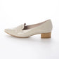 【新品預訂】日本製 Launa lea [雨天應對] 3.5cm粗跟抗水樂福鞋 (R9009) Ivory E