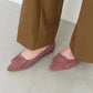 【新品現貨】日本製 Launa lea 扣尖頭平底鞋 (459C) ( 藕粉色 / Mauve-S )
