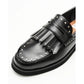 【新品預訂】日本 Emma Francis 微細鉚釘絎縫樂福鞋（黑色光滑）(2004d-P 101)