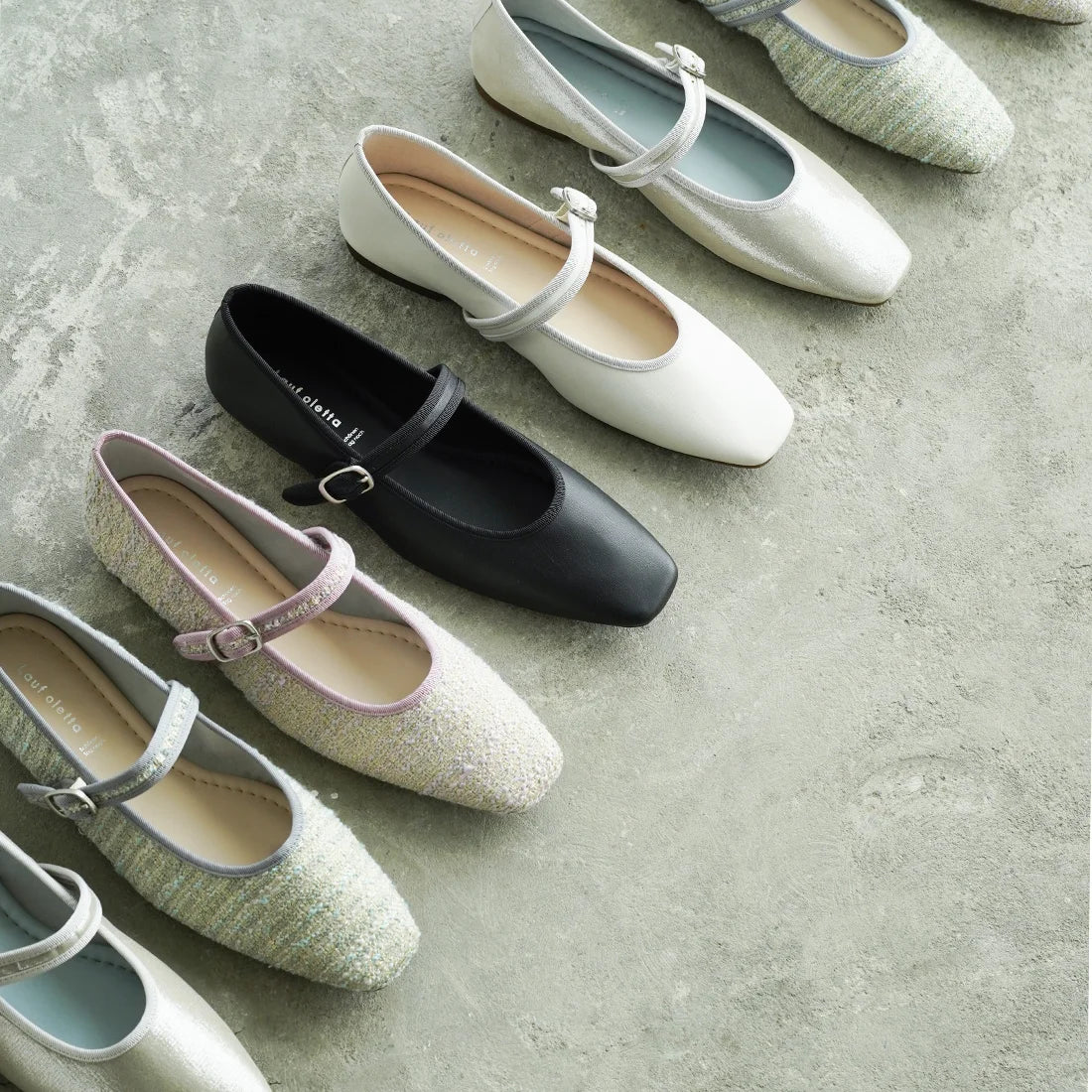 【新品預訂】日本製 Lauf Oletta 防水 方頭瑪麗珍鞋(LRH115 BLACK) (黑色)