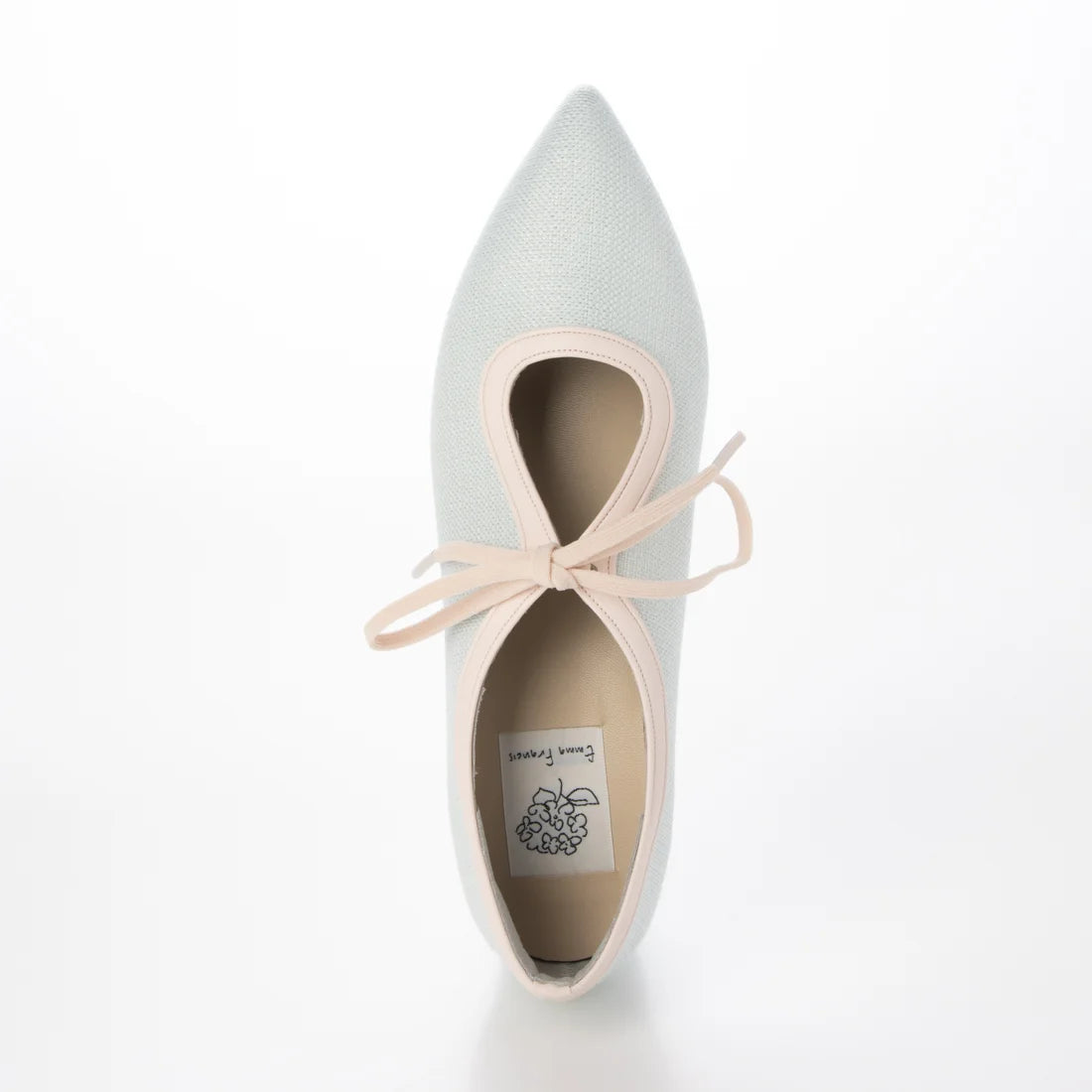 【新品預訂】日本製Emma Francis  3cm踭 經典蝴蝶結高跟鞋（藍色）(3002g-Z 120)