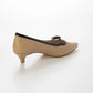 【新品預訂】日本製 Lauf Oletta [All Weather] 全天候 4cm踭 可調節橫帶尖頭高跟鞋（LRH136 Beige/C） (杏色)