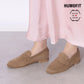 【新品預訂】日本製 Lauf Oletta    柔軟絨布樂福鞋(LH104A BEIGE-S) (杏色)