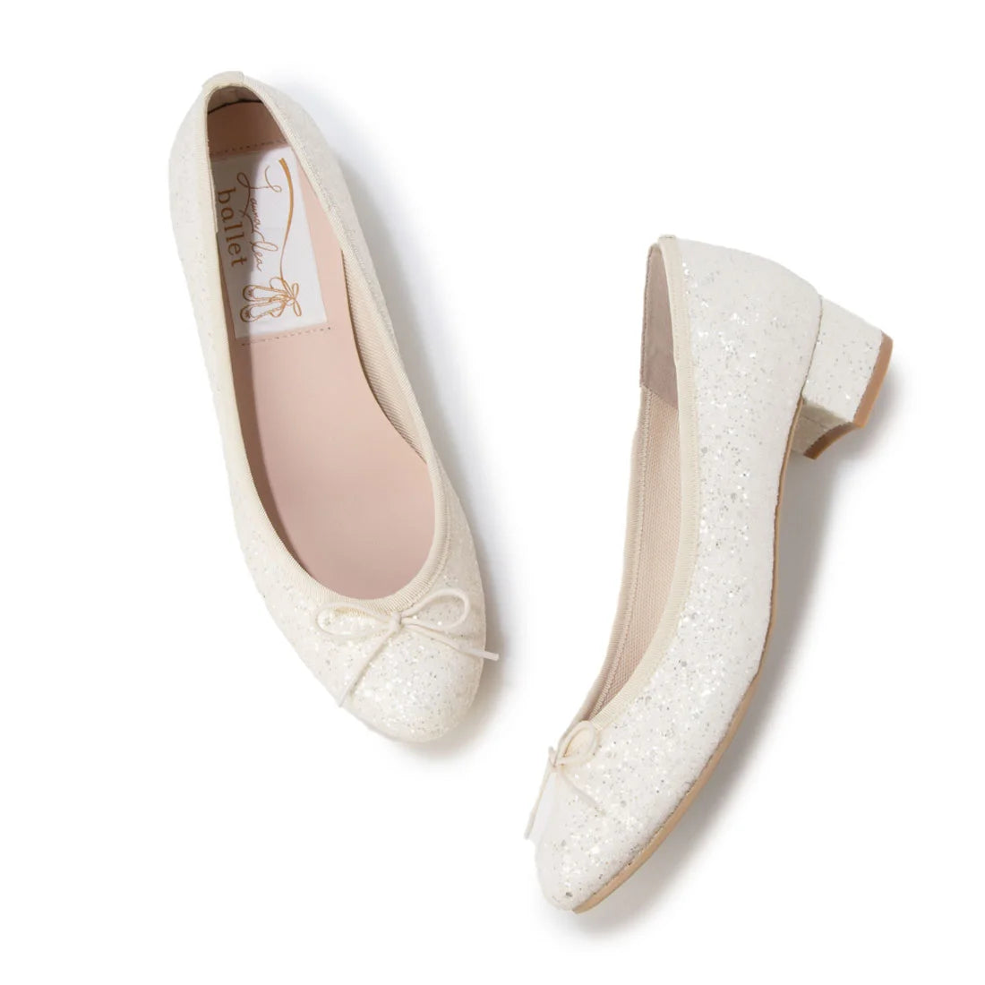 【新品預訂】日本製 Launa lea 3.5cm 踭圓頭跟芭蕾高跟鞋 ( B5601A ) (白色/White)