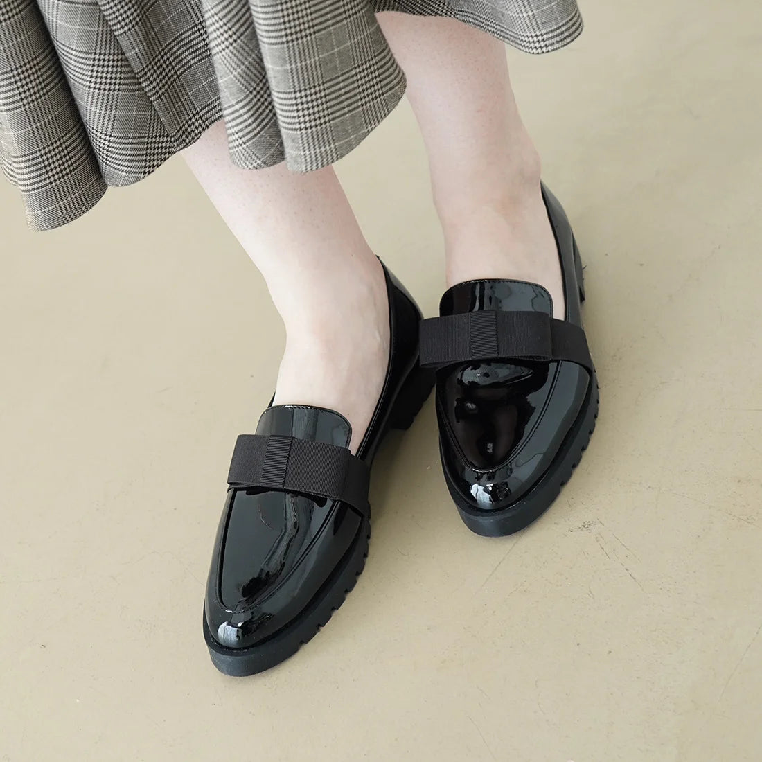【新品預訂】日本製 Launa lea Rainy Day 寛帶晴雨樂福鞋 (R9021)  (黑色/Black E)