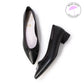日本製 Launa lea 3.5cm踭蝴蝶結尖頭啞面芭蕾晴雨鞋 ( RB9001A ) (黑色/Black)