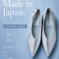 【新品預訂】日本製 Lauf Oletta  [All Weather] 全天候 可踩踭 柔軟大扣環V型平底鞋（LRP139 SILVER）