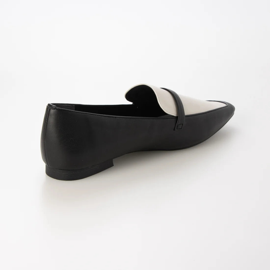 【新品預訂】日本製 Lauf Oletta [All Weather] 全天候 修身方形樂福鞋(LRP133 BLACK/C) (黑白色)