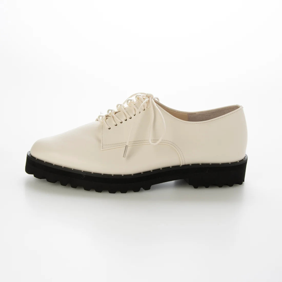 【新品預訂】日本製 Lauf Oletta [All Weather] 全天候防水輕盈珍珠繫帶鞋（LRH128 IVORY） (象牙色)