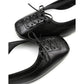 【新品預訂】日本製Emma Francis  綁帶蝴蝶結平底鞋（黑色）(03ab-M 101)