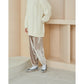 日本製【珍珠色調防水】Emma Francis 真皮 尖頭平底芭蕾舞鞋(01b-L P371)(Python pattern leather smooth) （パイソン柄 レザースムース）