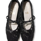 【新品預訂】日本製 Launa Lea 花卉蕾絲漁網芭蕾舞鞋 (B7612A)(黑色 / Black Z)