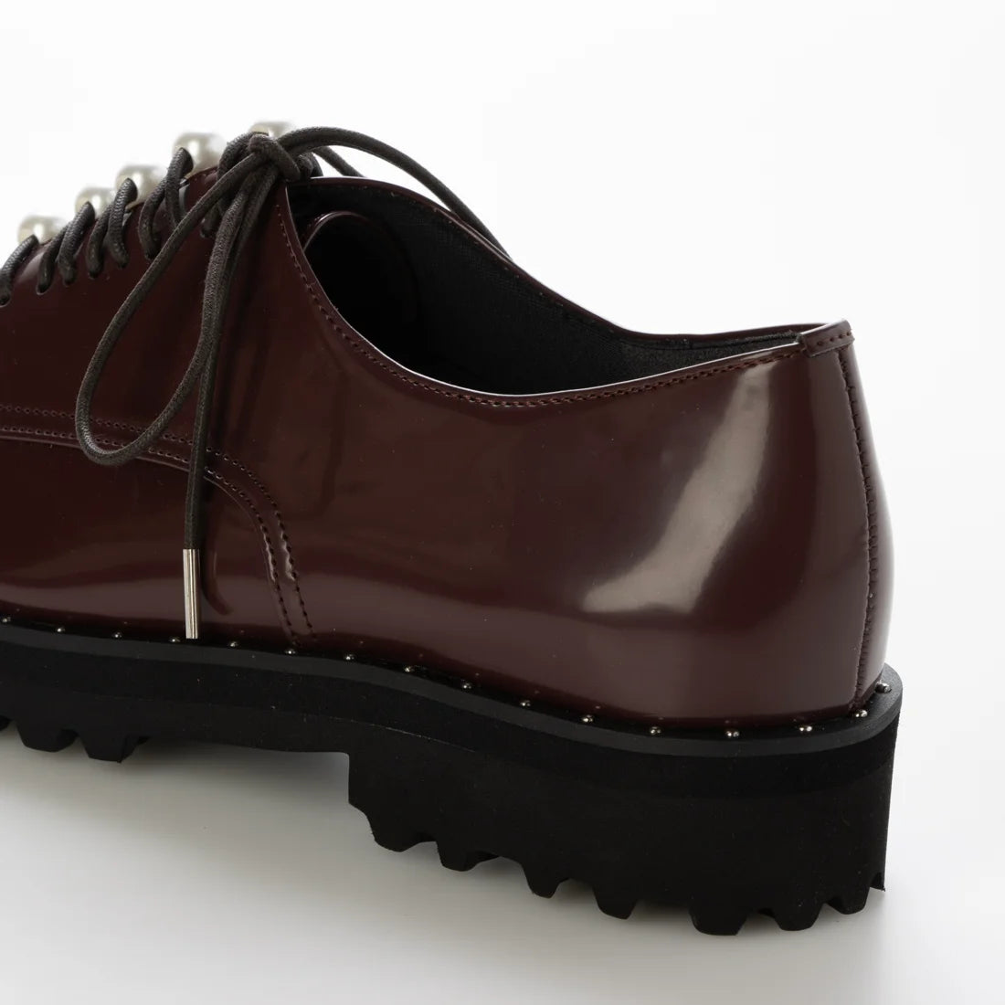 【新品預訂】日本製 Lauf Oletta [All Weather] 全天候防水輕盈珍珠繫帶鞋（LRH128 BORDEAUX） (酒紅色)