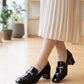 【新品預訂】日本製 Lauf Oletta [All Weather] 全天候 5cm跟 方頭樂福高跟鞋（LRP135 BLACK-E）