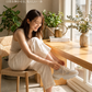 【現貨三對75折款式】日本潮牌Lucida 杏色 Merge 閃光透氣鞋底厚底運動鞋( 4438 BEG )