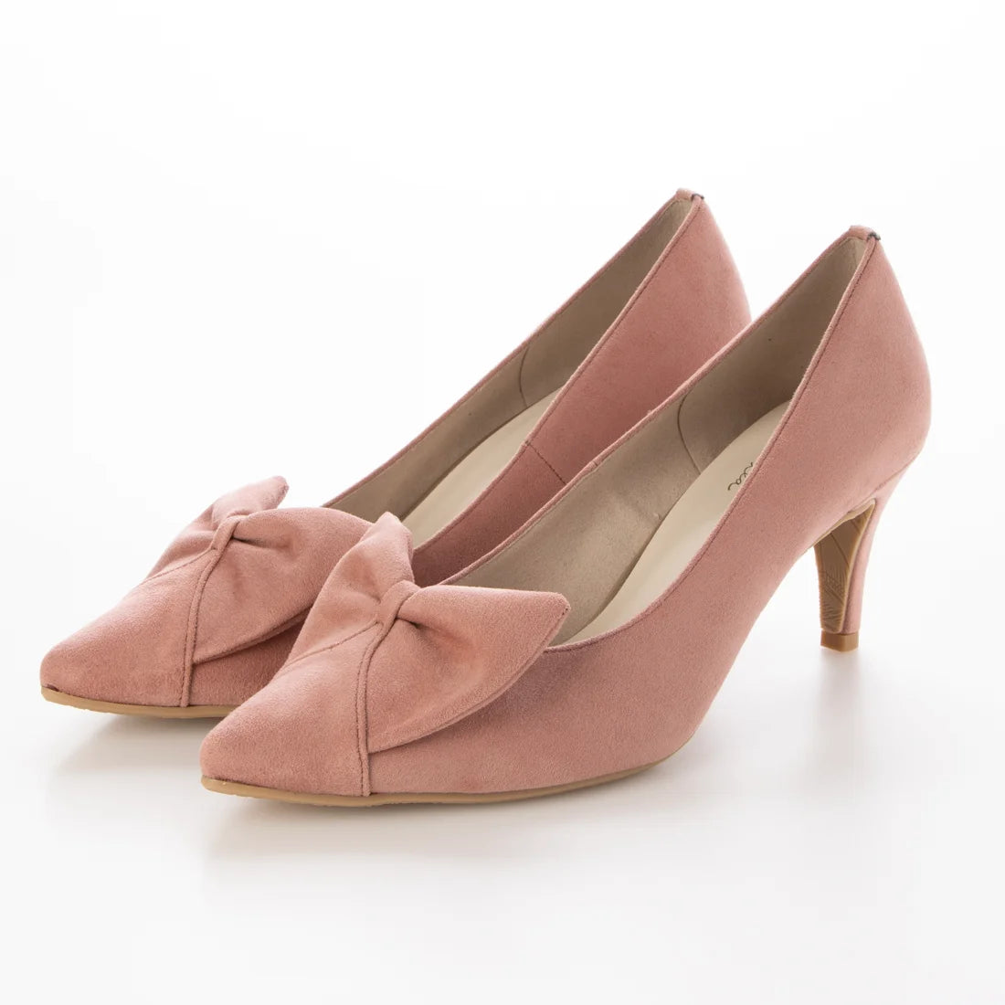 【新品預訂】日本製 Launa Lea 7cm 蝴蝶結高跟鞋 (608)(粉色 S / Pink S)